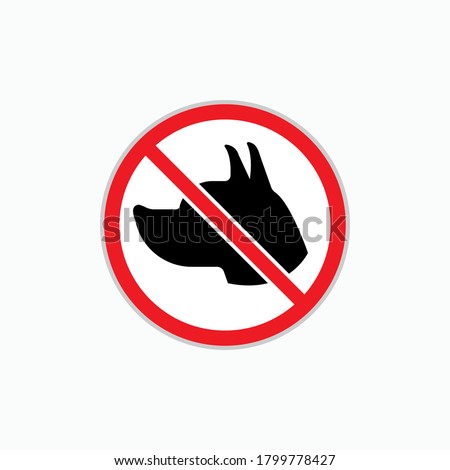 Sign or Symbol : No Pet Allowed.