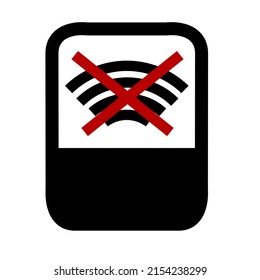 signo o símbolo sin señal