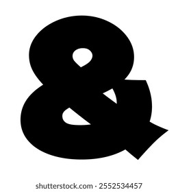 And Sign and Symbol vector illustration