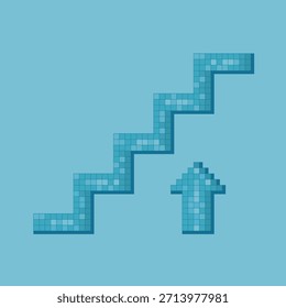 Vetor de Símbolo de Sinal com Estilo de Pixel