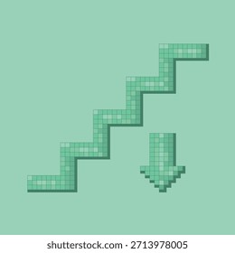 Vetor de Símbolo de Sinal com Estilo de Pixel
