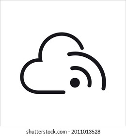sign and symbol wifi signal illustration icon