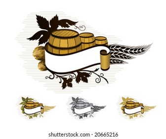 Sign a tavern, logo, emblem