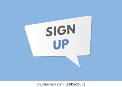 botón de registro de texto. firmar botones Web de etiqueta de icono
