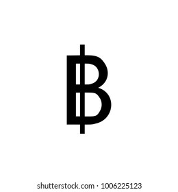 sign Thai Bath icon. Element of money symbol icon. Premium quality graphic design icon.  outline symbols collection icon for websites, web design, mobile app on white background