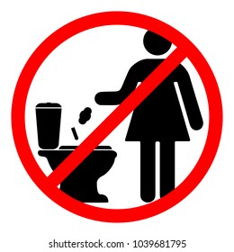 6,715 No Toilet Sign Images, Stock Photos & Vectors | Shutterstock