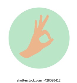 sign thumbs ok