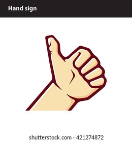 Sign the thumbs up for the social network, or a humorous show