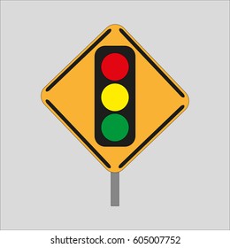 Sign traffic light