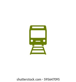 sign train, railway vector illustration