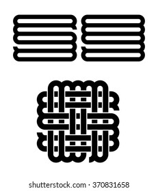 Sign for two letters "SG"