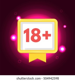 Sign under eighteen 