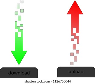sign upload, unload