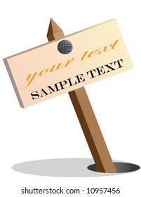 Sign, vector CS3