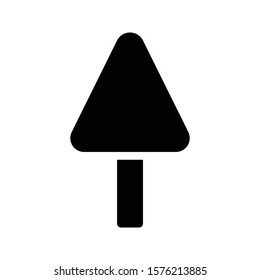 sign vector glyph flat icon 