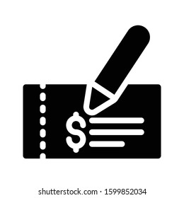 sign vector glyph flat icon 