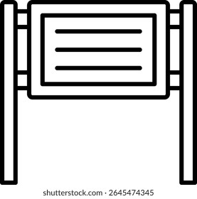 Sign vector icon. Can be used for printing, mobile and web applications.