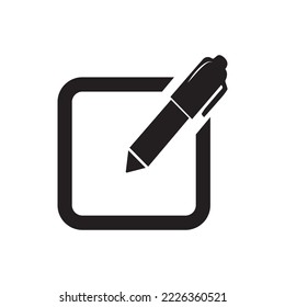 Sign up vector icon. Edit, write icon symbol