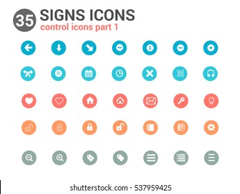 sign vector icons project