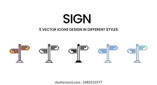 Iconos vectoriales de la muestra.