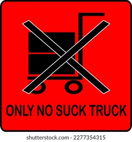 sign vector of use no hooks, contain poison, avoid sun beam, radioactive, only suck on truck, do not dispose, danger tape, warning, flat warning icon badge, risk tag, logo concept illustration