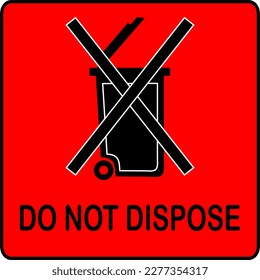 sign vector of use no hooks, contain poison, avoid sun beam, radioactive, only suck on truck, do not dispose, danger tape, warning, flat warning icon badge, risk tag, logo concept illustration