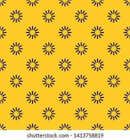 Sign waiting download pattern seamless vector repeat geometric yellow for any design