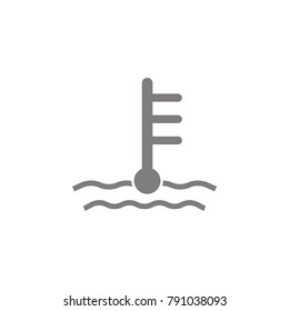 sign of warm-up temperature icon. Web element. Premium quality graphic design. Signs symbols collection, simple icon for websites, web design, mobile app, info graphics on white background