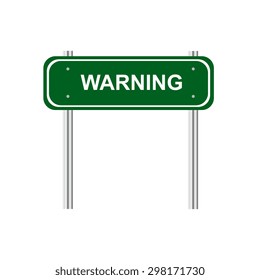 Sign warning