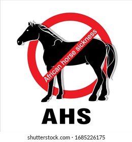 Sign Warning The African Horse Sickness Epidemic Entering Thailand.
