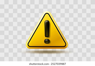 Assinar informações de aviso, informações de mensagem de erro, no plano de fundo transparente. Ilustração vetorial