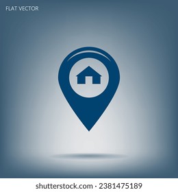 sign waste processing, web icon. vector design