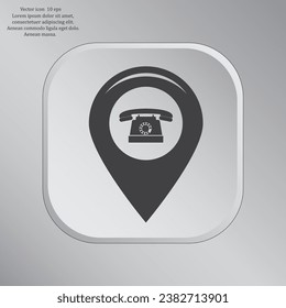 sign waste processing, web icon. vector design