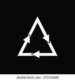 sign waste processing, web icon