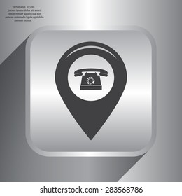 sign waste processing, web icon. vector design