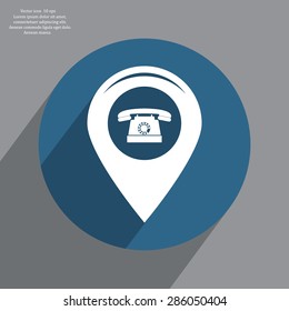 sign waste processing, web icon. vector design