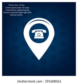 sign waste processing, web icon. vector design