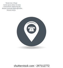 sign waste processing, web icon. vector design