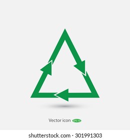 sign waste processing, web icon