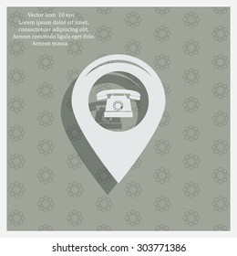 sign waste processing, web icon. vector design
