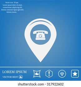 sign waste processing, web icon. vector design