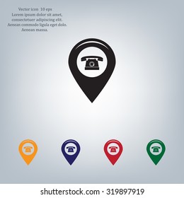 sign waste processing, web icon. vector design