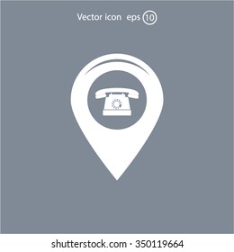 sign waste processing, web icon. vector design