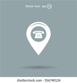 sign waste processing, web icon. vector design