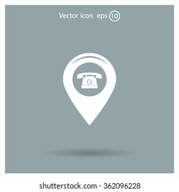 sign waste processing, web icon. vector design