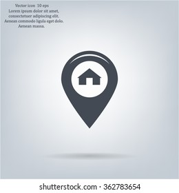sign waste processing, web icon, vector design