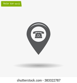 sign waste processing, web icon. vector design