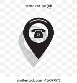 sign waste processing, web icon. vector design