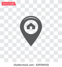 sign waste processing, web icon. vector design