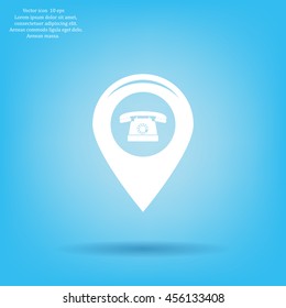 sign waste processing, web icon. vector design